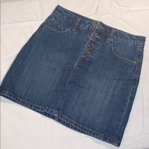 Volcom stoned mini denim skirt